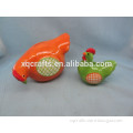 2014 new products chicken shape colorful ceramic money storage box